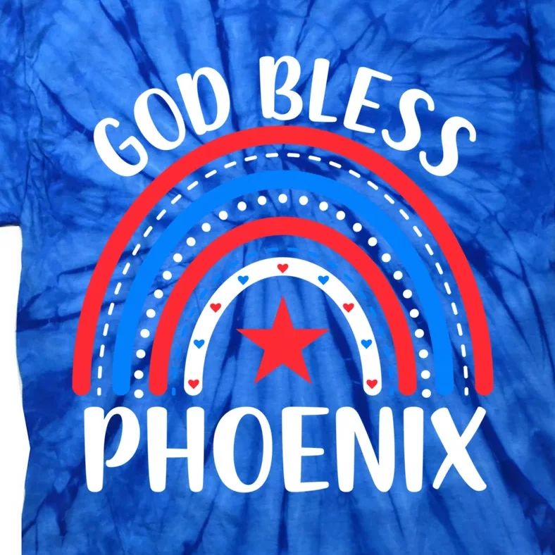 Phoenix Arizona Meaningful Gift I Love Phoenix Arizona Usa Gift Tie-Dye T-Shirt