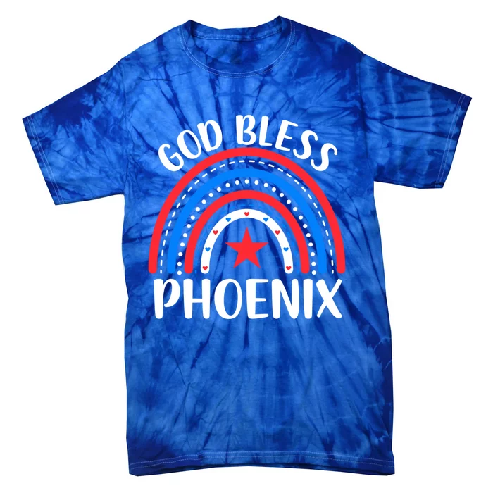 Phoenix Arizona Meaningful Gift I Love Phoenix Arizona Usa Gift Tie-Dye T-Shirt