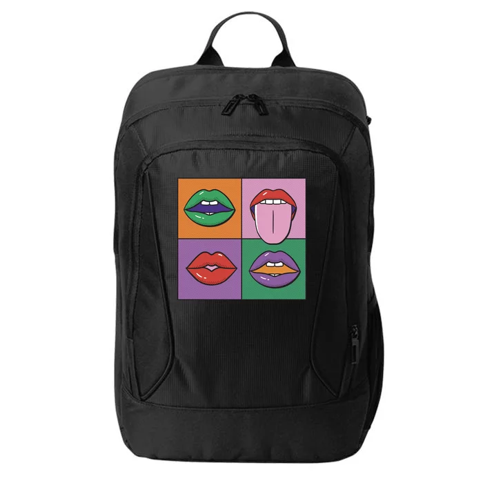 Pop Art Mouths City Backpack