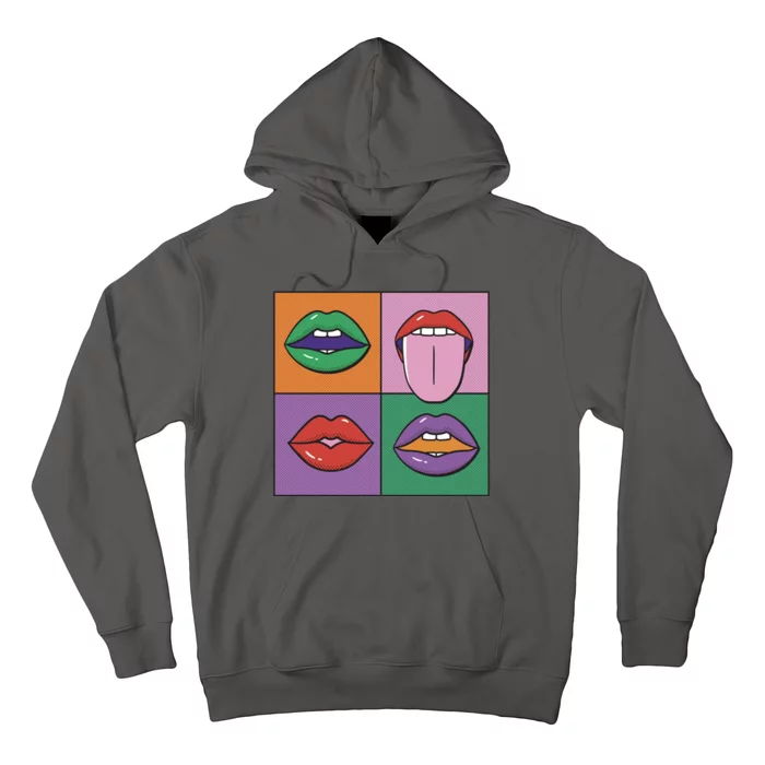 Pop Art Mouths Hoodie