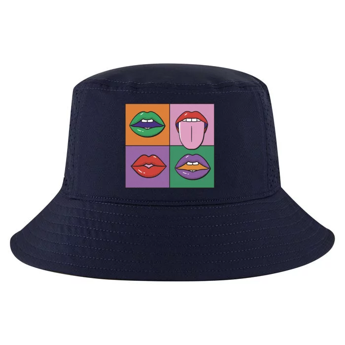 Pop Art Mouths Cool Comfort Performance Bucket Hat