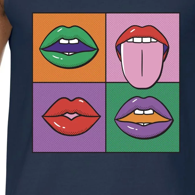 Pop Art Mouths Comfort Colors® Tank Top