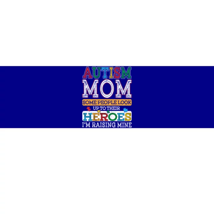 Proud Autism Mom Raising Hero Sped Mom Autism Awareness Great Gift Bumper Sticker