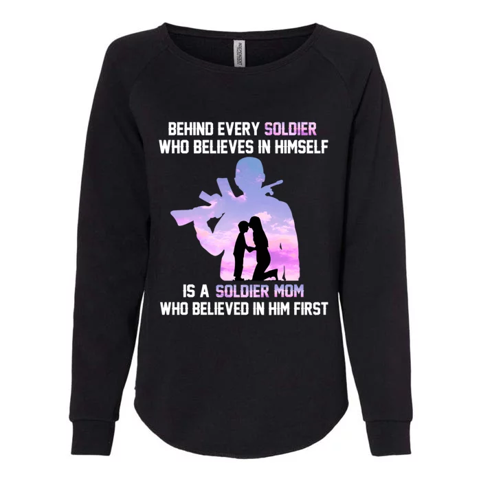 Proud Army Mom Of Every Soldier Hero Gift Womens California Wash Sweatshirt