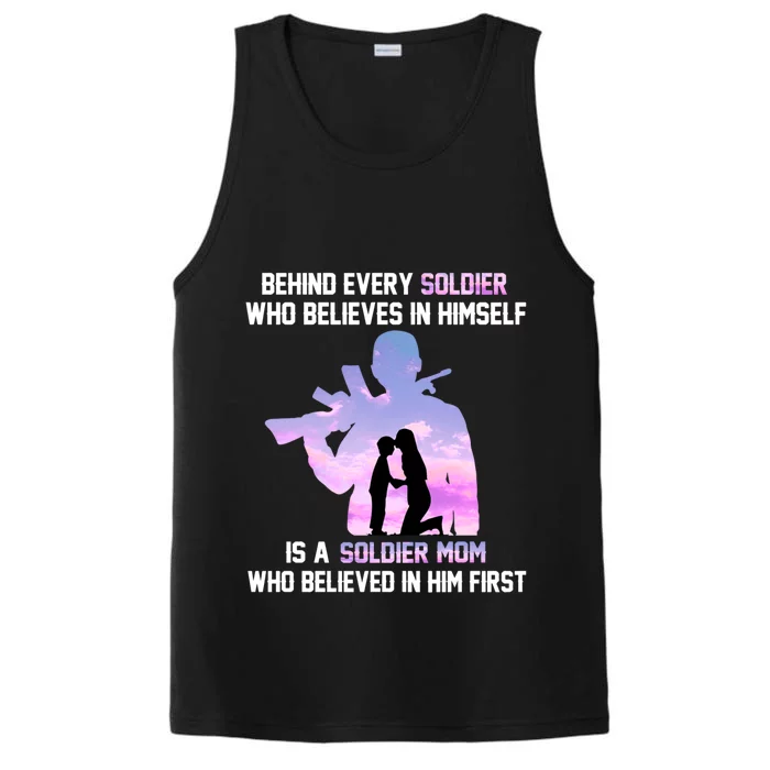 Proud Army Mom Of Every Soldier Hero Gift Performance Tank