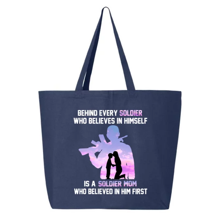 Proud Army Mom Of Every Soldier Hero Gift 25L Jumbo Tote