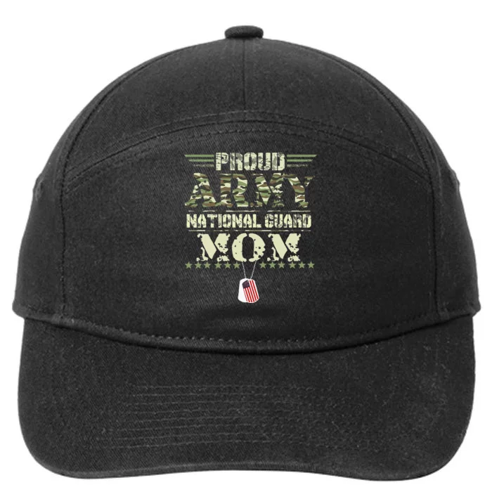 Proud Army National Guard Mom USA Military Veteran Mothers 7-Panel Snapback Hat