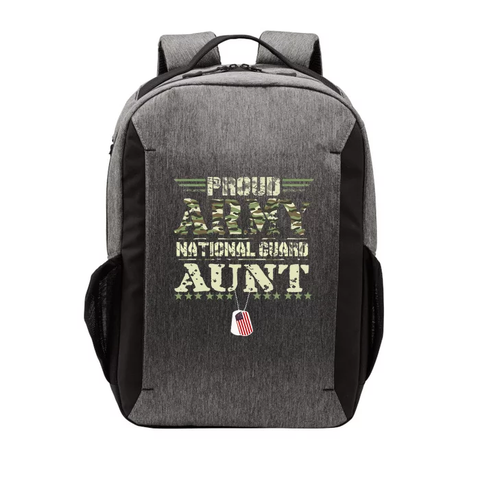 Proud Army National Guard Aunt USA Military Veteran Vector Backpack