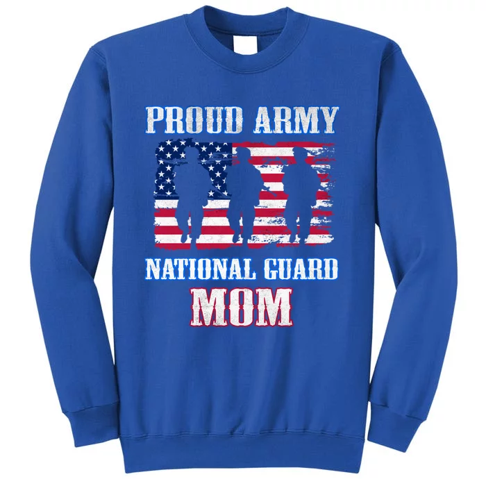 Proud Army National Guard Mom Vintage Military Veteran Gift Sweatshirt