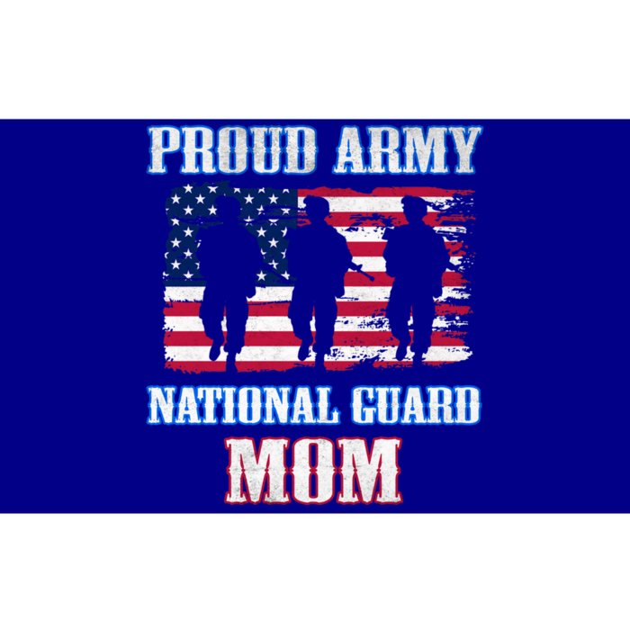 Proud Army National Guard Mom Vintage Military Veteran Gift Bumper Sticker