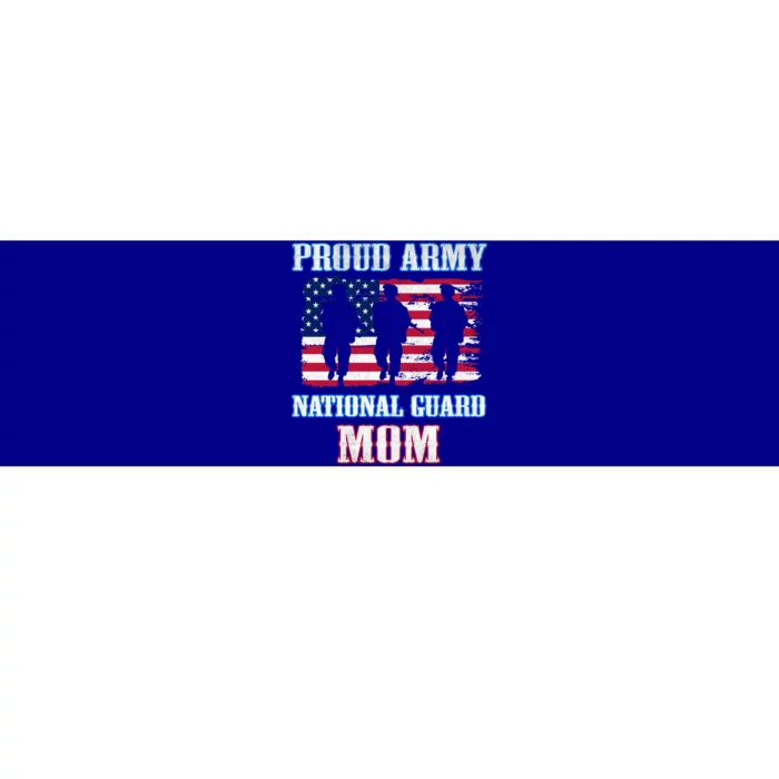 Proud Army National Guard Mom Vintage Military Veteran Gift Bumper Sticker