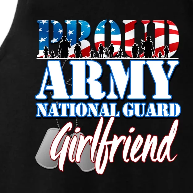 Proud Army National Guard Friend Usa Military Great Gift Ladies Tri-Blend Wicking Tank