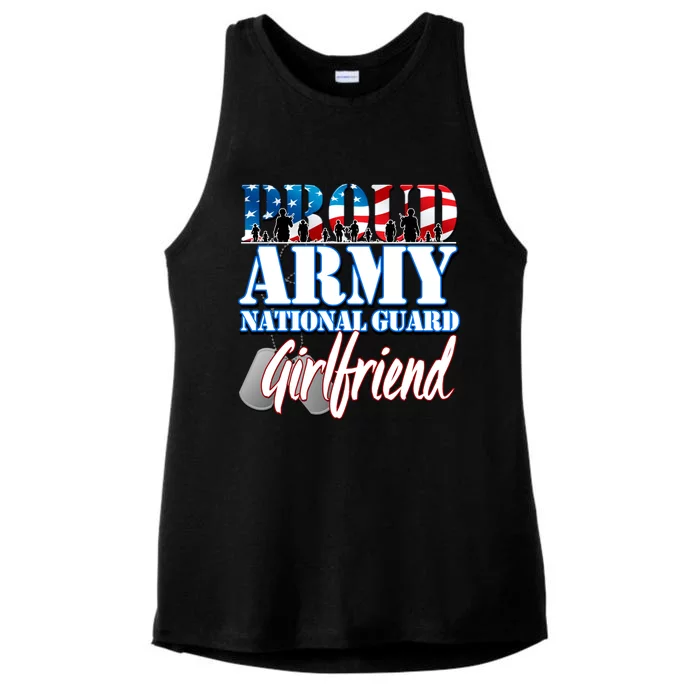 Proud Army National Guard Friend Usa Military Great Gift Ladies Tri-Blend Wicking Tank