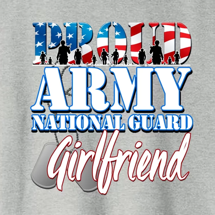 Proud Army National Guard Friend Usa Military Great Gift Women's Crop Top Tee