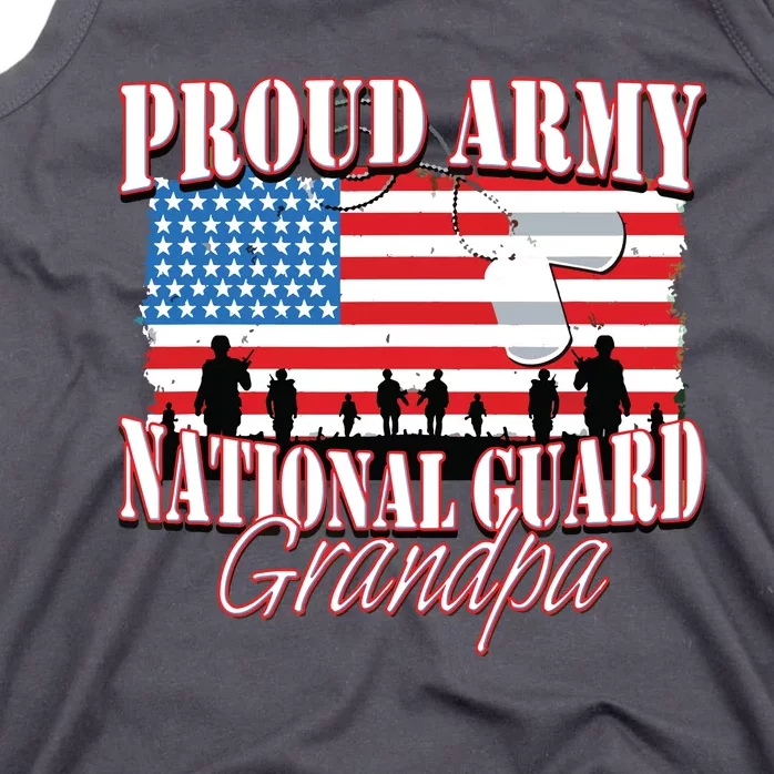 Proud Army National Guard Grandpa Grandparents Day Tank Top