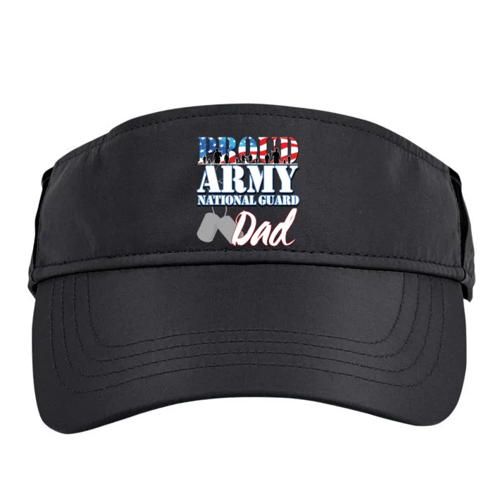 Proud Army National Guard Dad Fathers Day Adult Drive Performance Visor