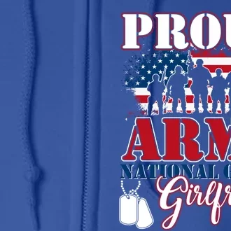 Proud Army National Guard Friend Tee U S Military Gift Meaningful Gift Full Zip Hoodie