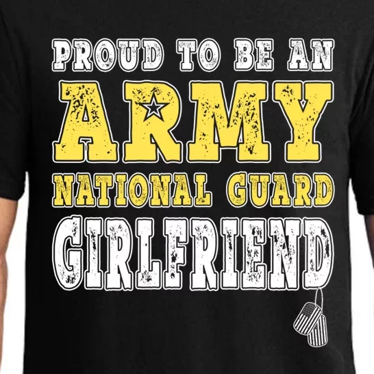 Proud Army National Guard Friend Us Flag Military Couple Cute Gift Pajama Set