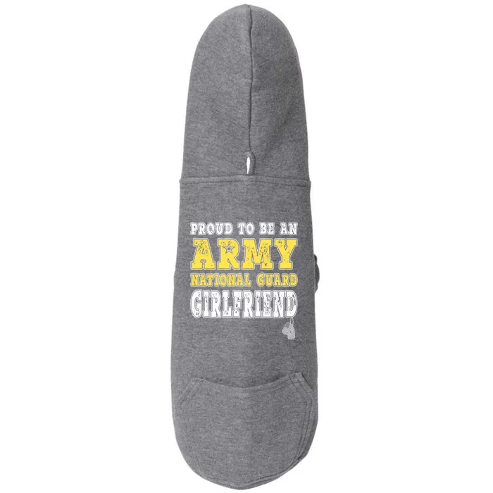 Proud Army National Guard Friend Us Flag Military Couple Cute Gift Doggie 3-End Fleece Hoodie