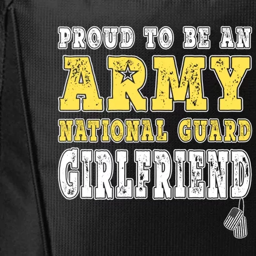 Proud Army National Guard Friend Us Flag Military Couple Gift City Backpack