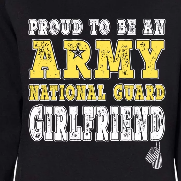 Proud Army National Guard Friend Us Flag Military Couple Gift Womens California Wash Sweatshirt