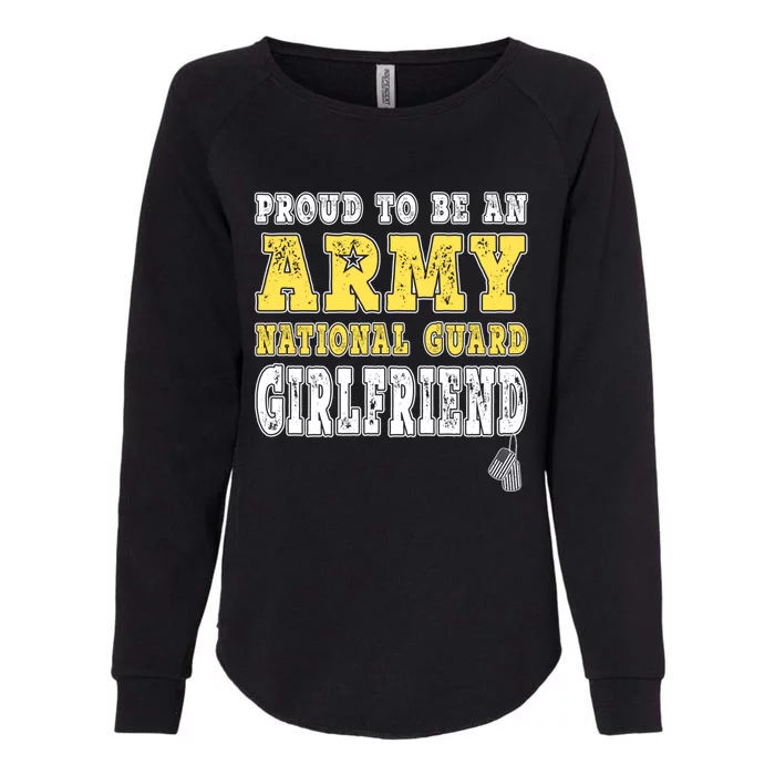 Proud Army National Guard Friend Us Flag Military Couple Gift Womens California Wash Sweatshirt