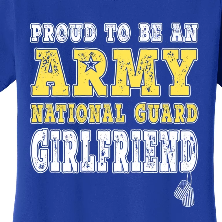 Proud Army National Guard Friend Us Flag Military Couple Gift Women's T-Shirt