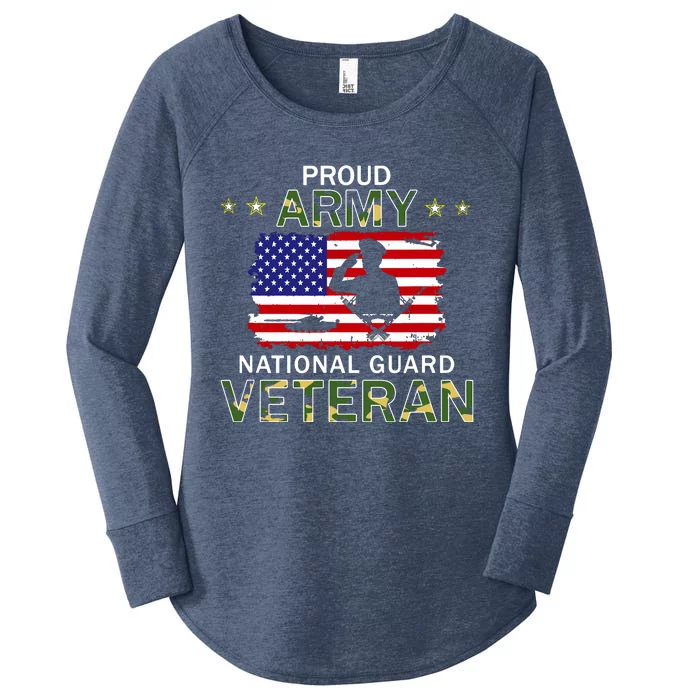 Proud Army National Guard Veteran Women's Perfect Tri Tunic Long Sleeve Shirt