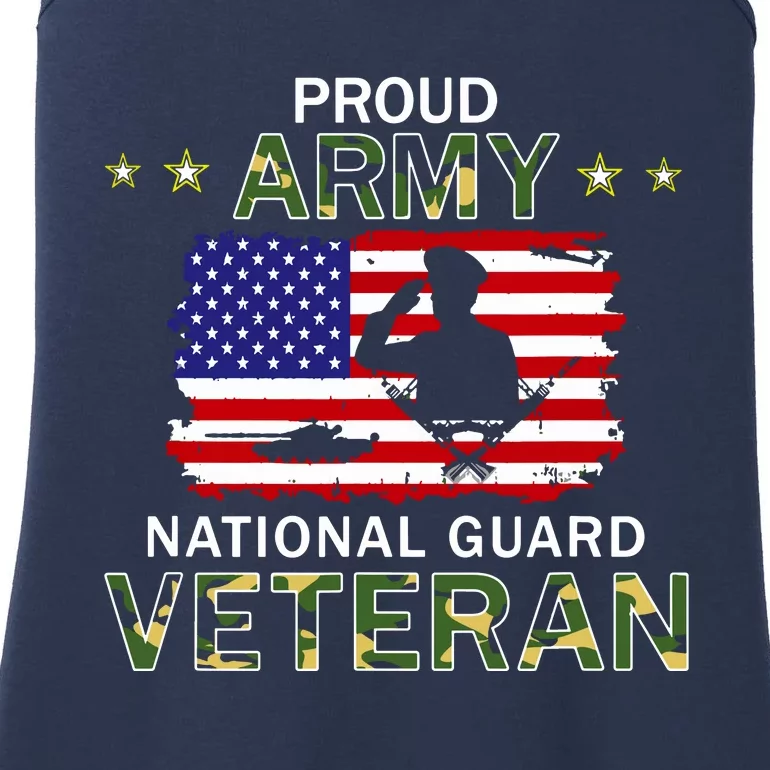 Proud Army National Guard Veteran Ladies Essential Tank