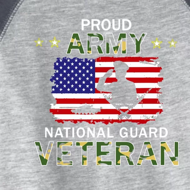 Proud Army National Guard Veteran Toddler Fine Jersey T-Shirt