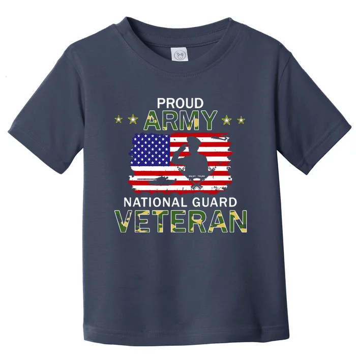 Proud Army National Guard Veteran Toddler T-Shirt