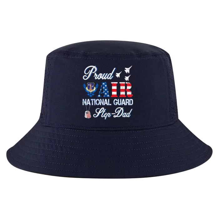 Proud Air National Guard Stepcool Giftdad Air Force Veterans Day Cool Gift Cool Comfort Performance Bucket Hat