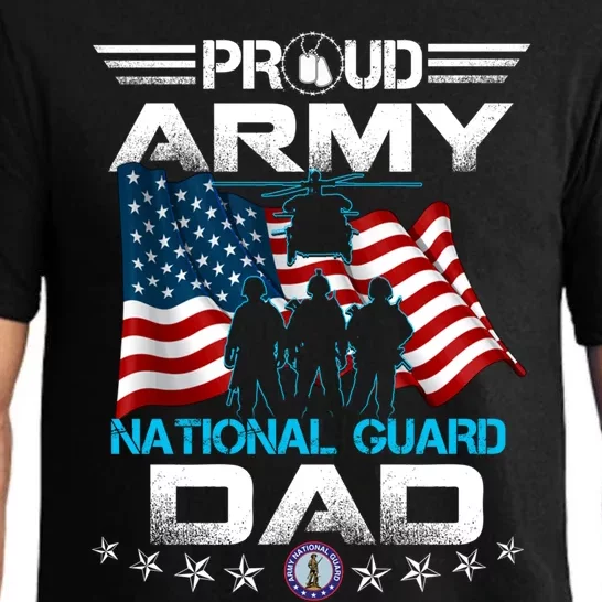 Proud Army National Guard Dad Veterans Day Gift Fathers Gift Pajama Set