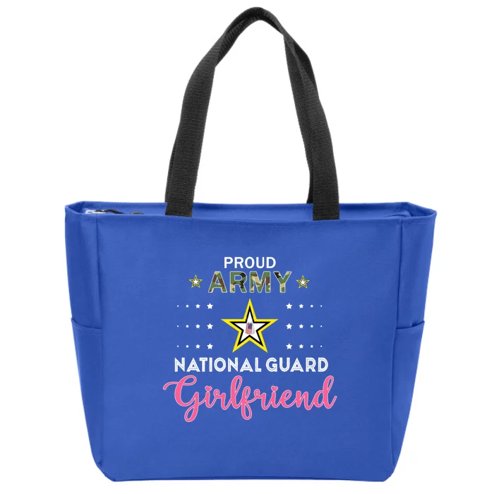 Proud Army National Guard Friend Pride Gift Zip Tote Bag