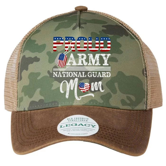 Proud Army National Guard Mom Mothers Day Usa Memorial Day Gift Legacy Tie Dye Trucker Hat