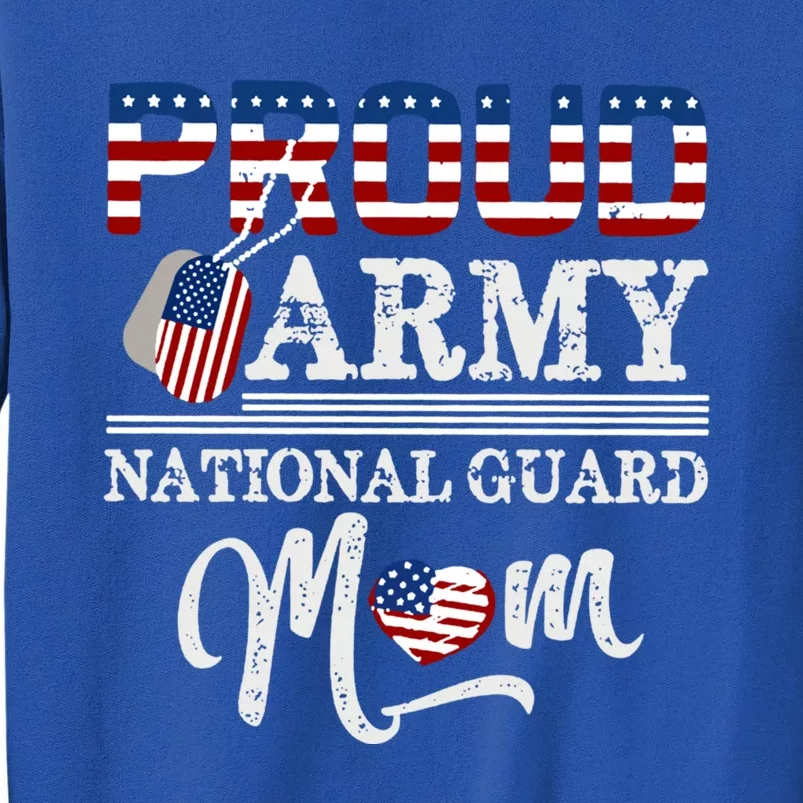 Proud Army National Guard Mom Mothers Day Usa Memorial Day Gift Sweatshirt