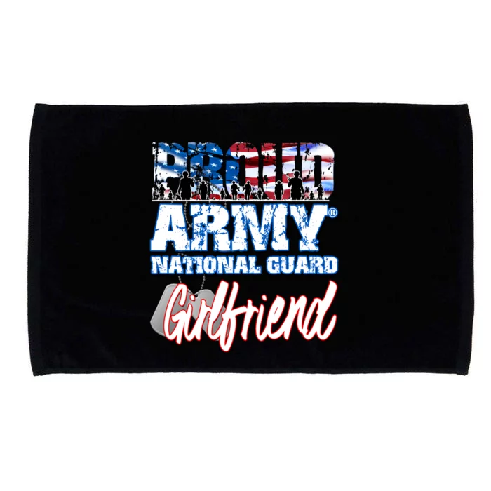 Proud Army National Guard Friend Usa Family Gift Microfiber Hand Towel