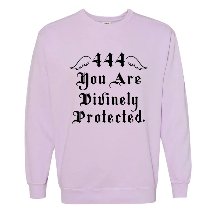 Protection Angel Number 444 Garment-Dyed Sweatshirt