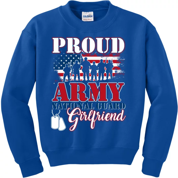 Proud Army National Guard Friend Tee U S Military Gift Cool Gift Kids Sweatshirt