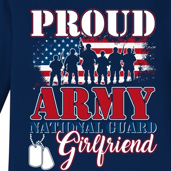 Proud Army National Guard Friend Tee U S Military Gift Cool Gift Baby Long Sleeve Bodysuit