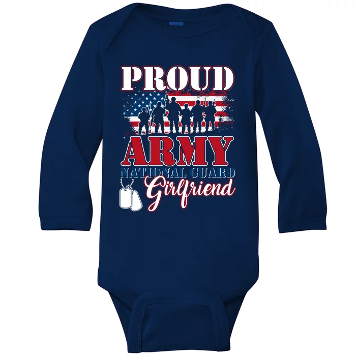 Proud Army National Guard Friend Tee U S Military Gift Cool Gift Baby Long Sleeve Bodysuit