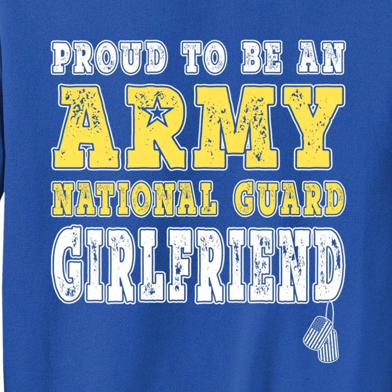 Proud Army National Guard Friend Us Flag Military Couple Meaningful Gift Tall Sweatshirt