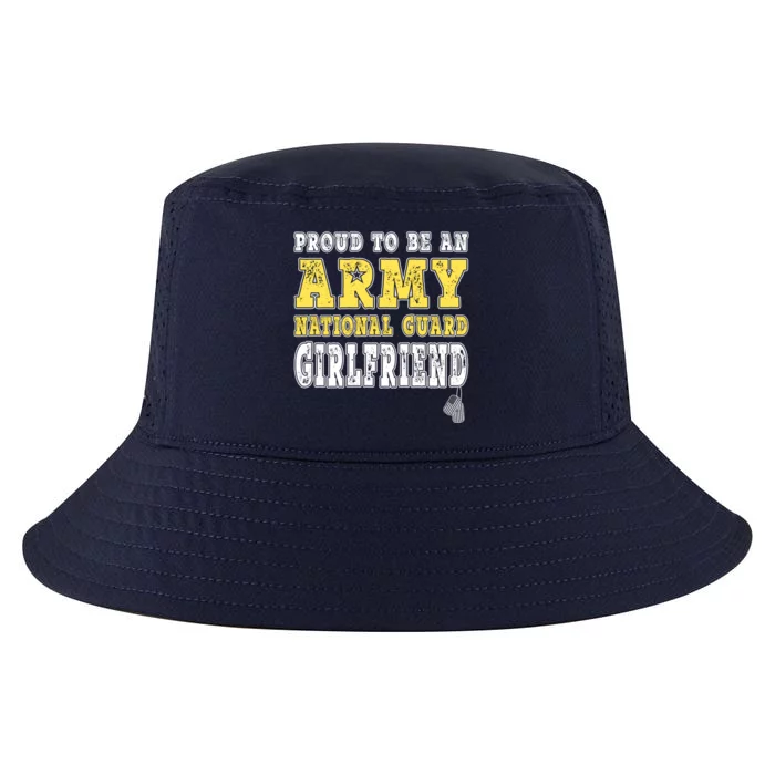 Proud Army National Guard Friend Us Flag Military Couple Meaningful Gift Cool Comfort Performance Bucket Hat