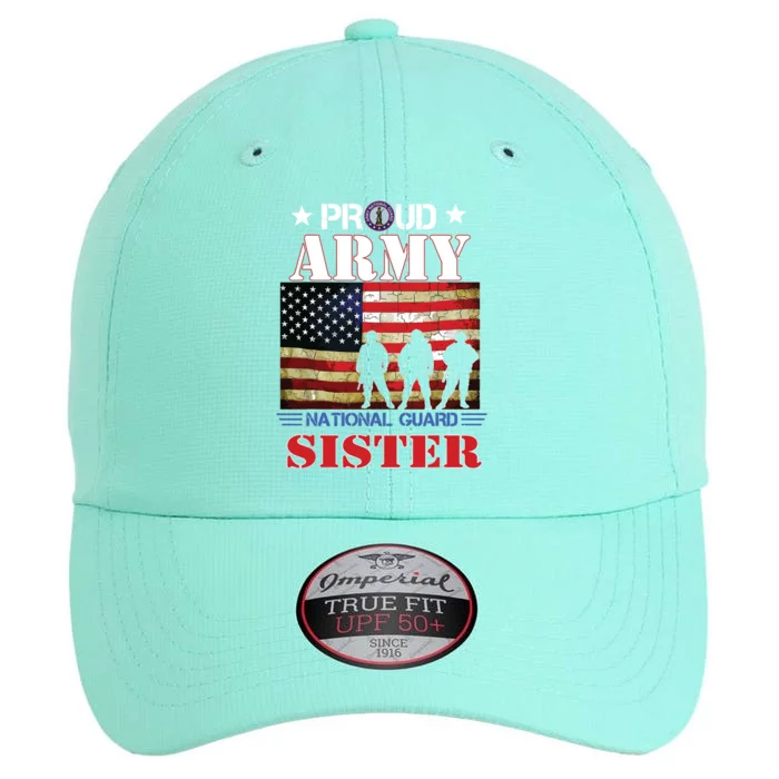 Proud Army National Guard Sister Us Flag Gift Patriotic Day The Original Performance Cap