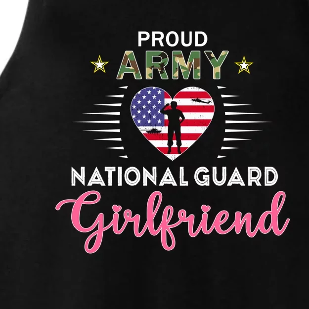 Proud Army National Guard Friend Valentines Day Pride Gift Ladies Tri-Blend Wicking Tank