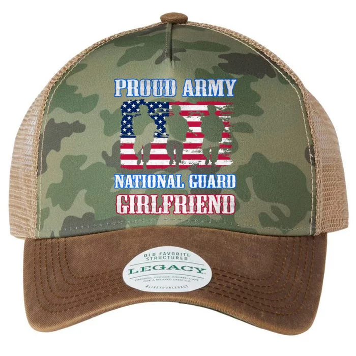 Proud Army National Guard Friend Vintage Military Army Gift Legacy Tie Dye Trucker Hat