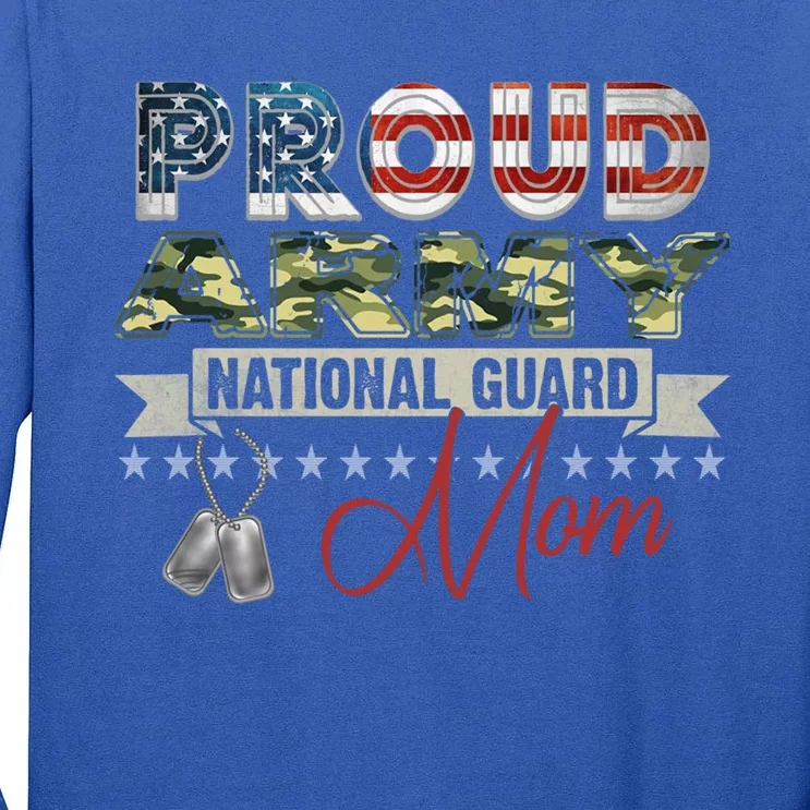 Proud Army National Guard Mom Mothers Day Gift Tall Long Sleeve T-Shirt