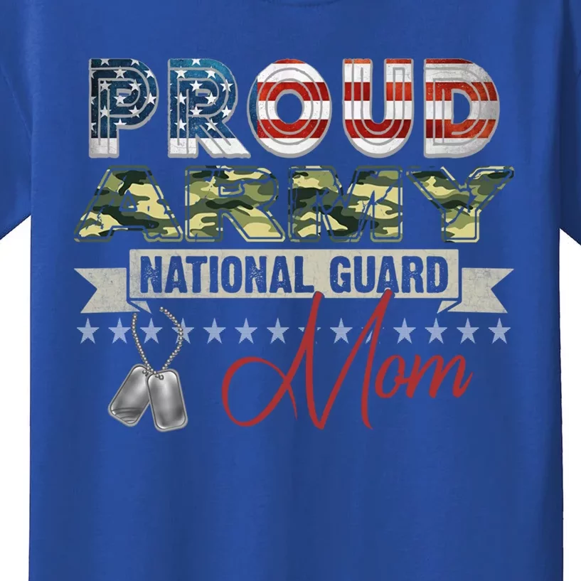 Proud Army National Guard Mom Mothers Day Gift Kids T-Shirt