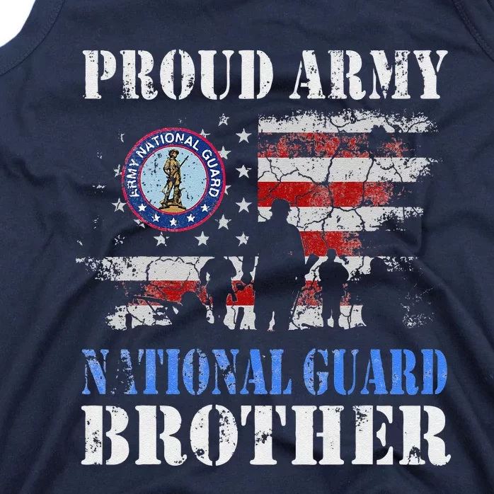 Proud Army National Guard Brother Veterans Day Gift Tank Top