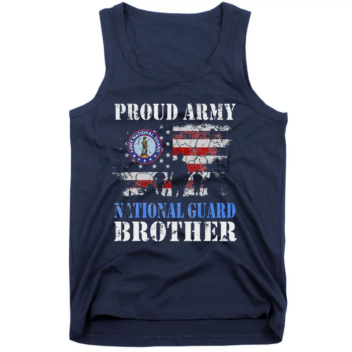 Proud Army National Guard Brother Veterans Day Gift Tank Top